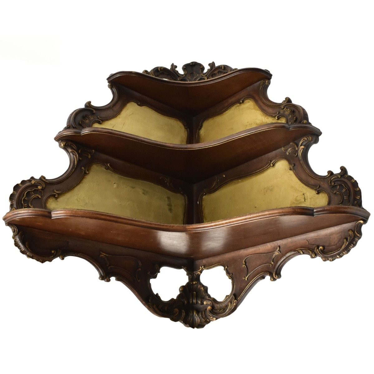 Antique English Corner Shelf