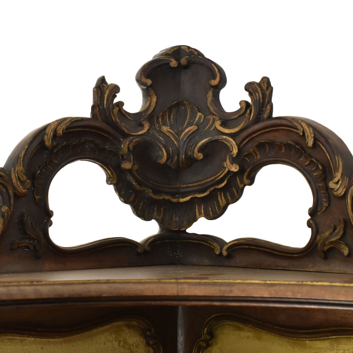 Antique English Corner Shelf