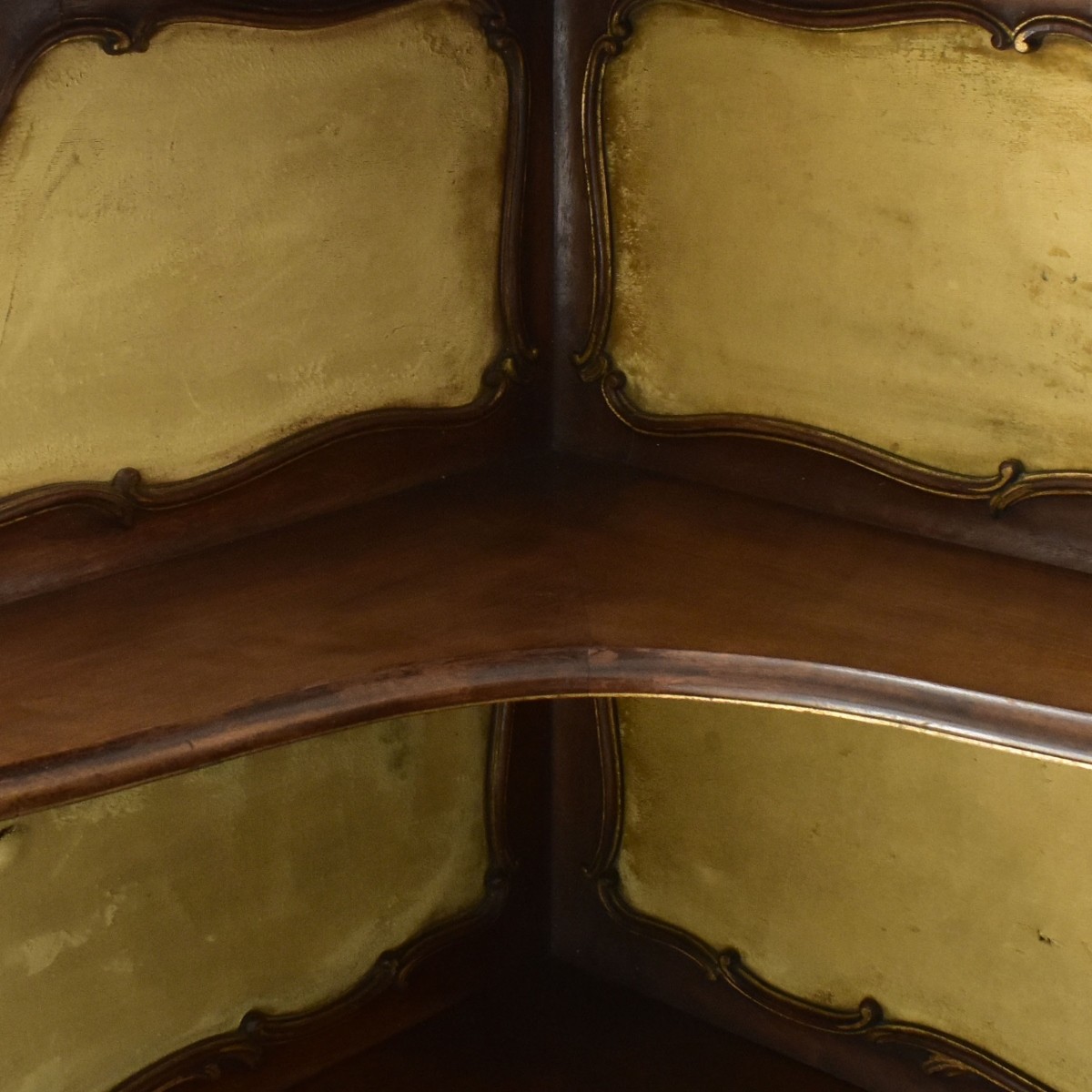 Antique English Corner Shelf