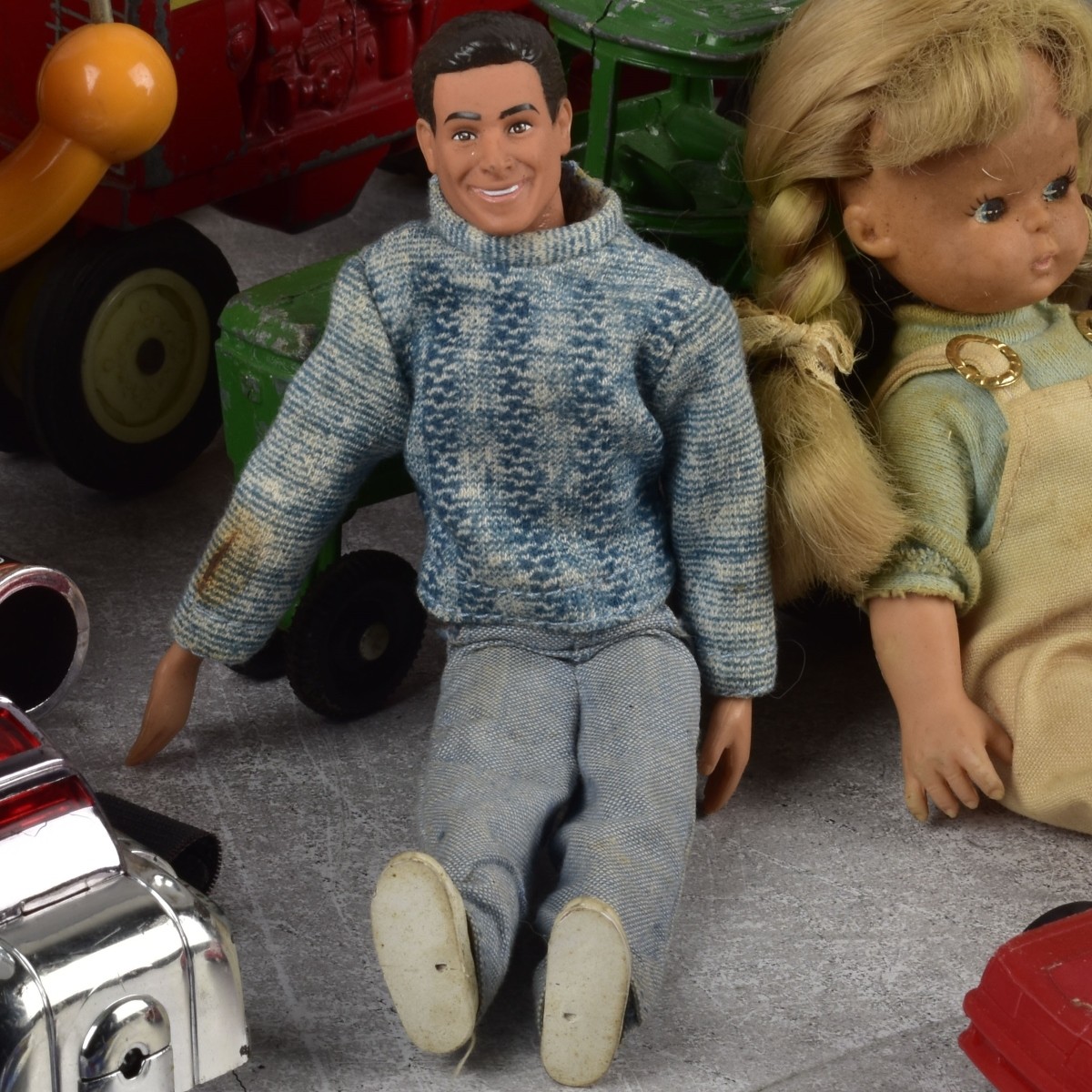 Vintage Box Lot of Toys and Memorabilia