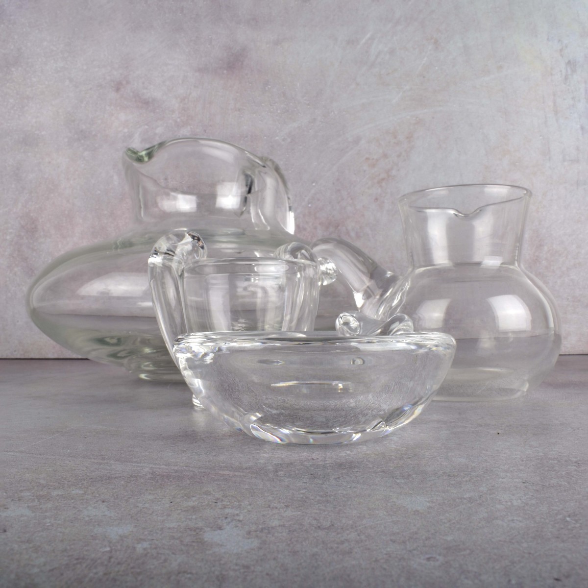 Vintage Crystal Glass Pieces