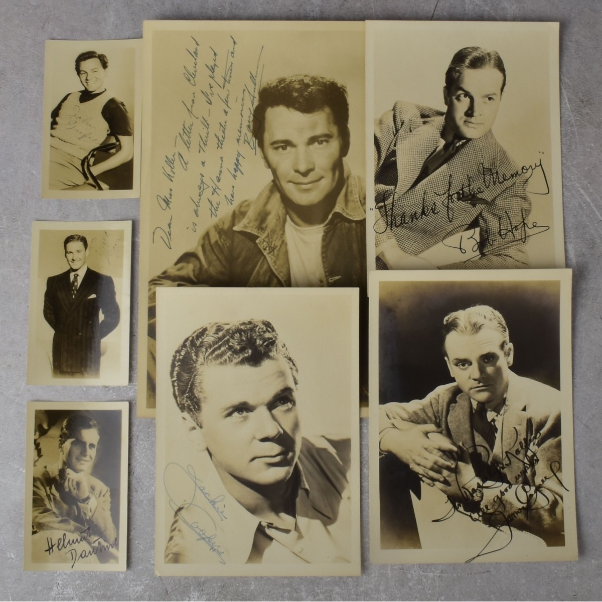 Collection of Vintage Movie Actors Photographs