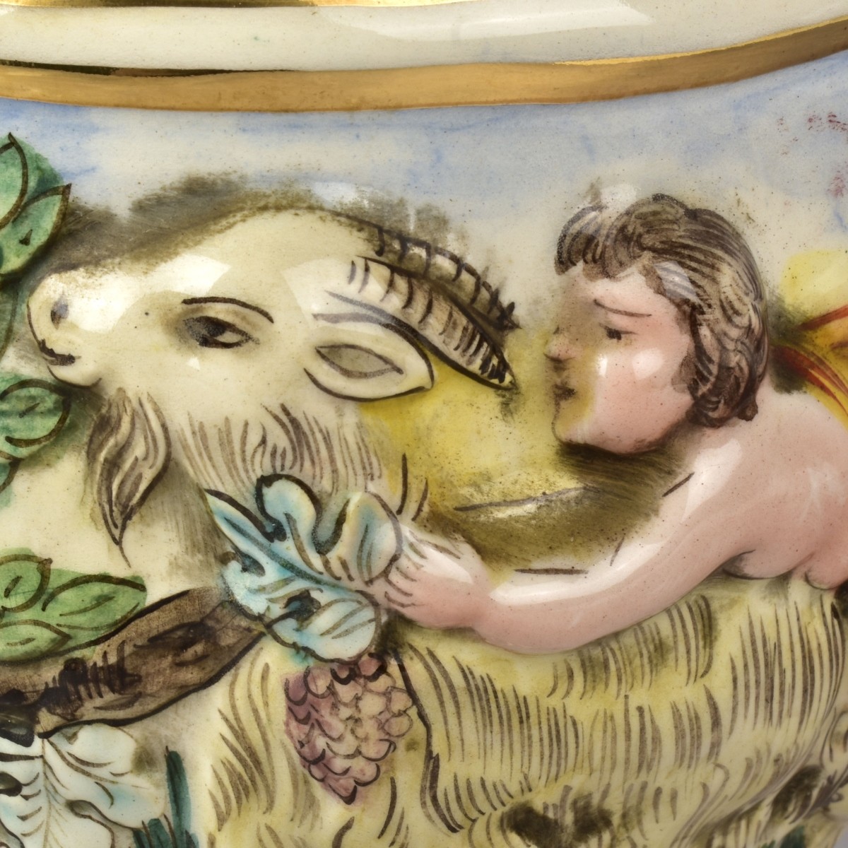 Pair of Vintage Italian Capodimonte Vases