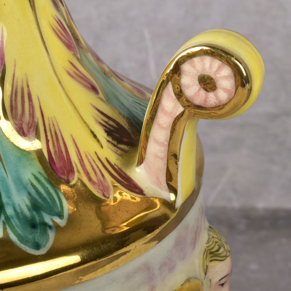 Pair of Vintage Italian Capodimonte Vases