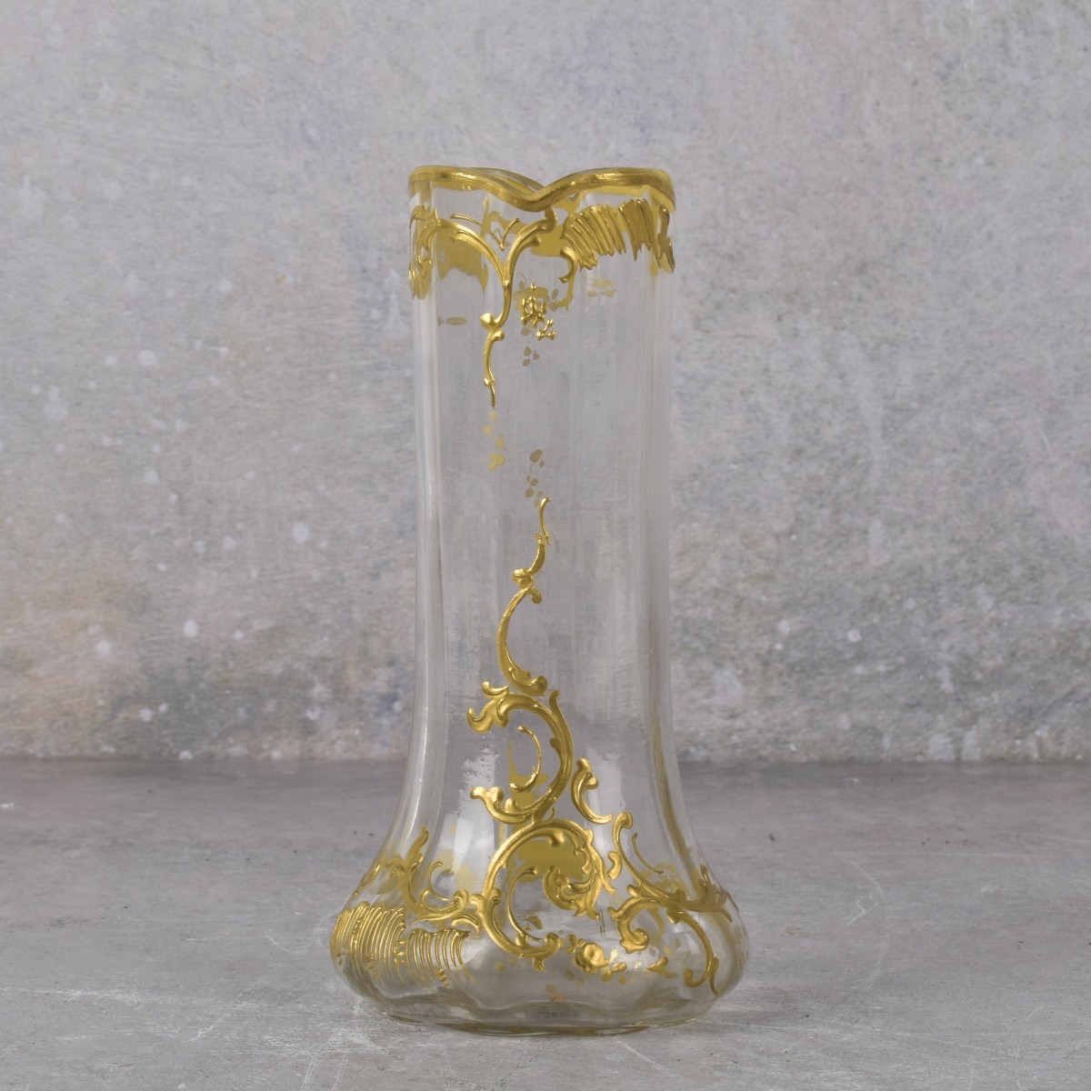Moser Style Crystal Vases