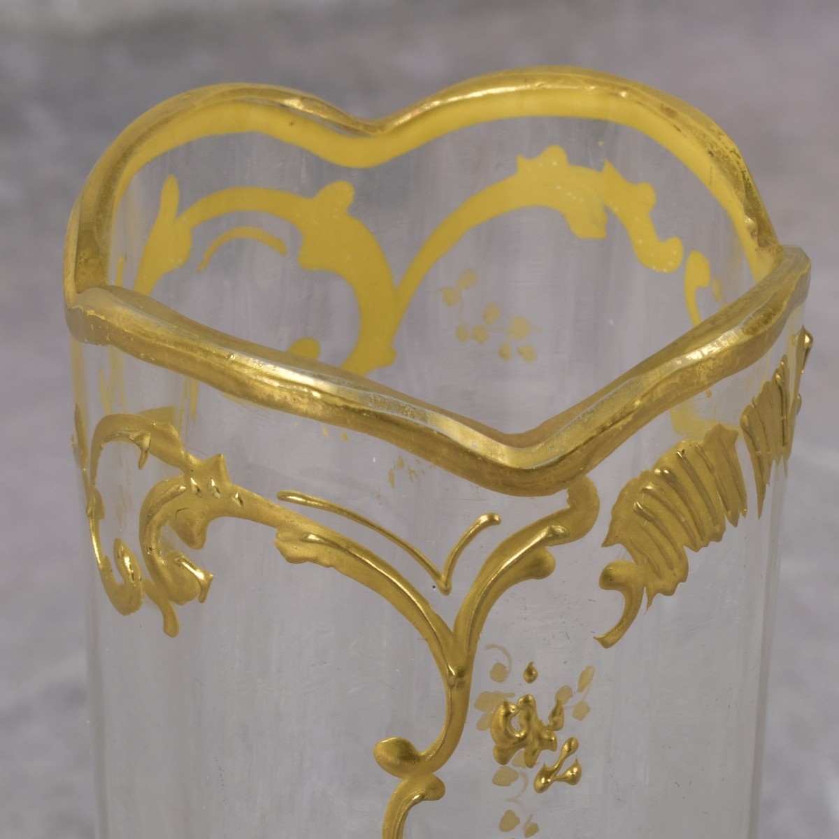 Moser Style Crystal Vases