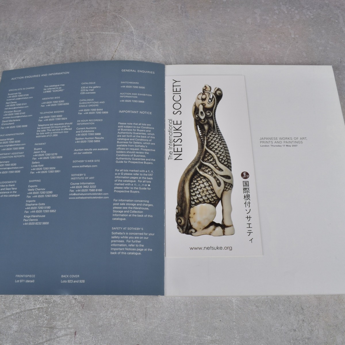 Sotheby's Auction Catalogs