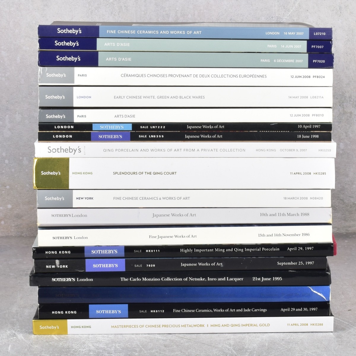 Sotheby's Auction Catalogs
