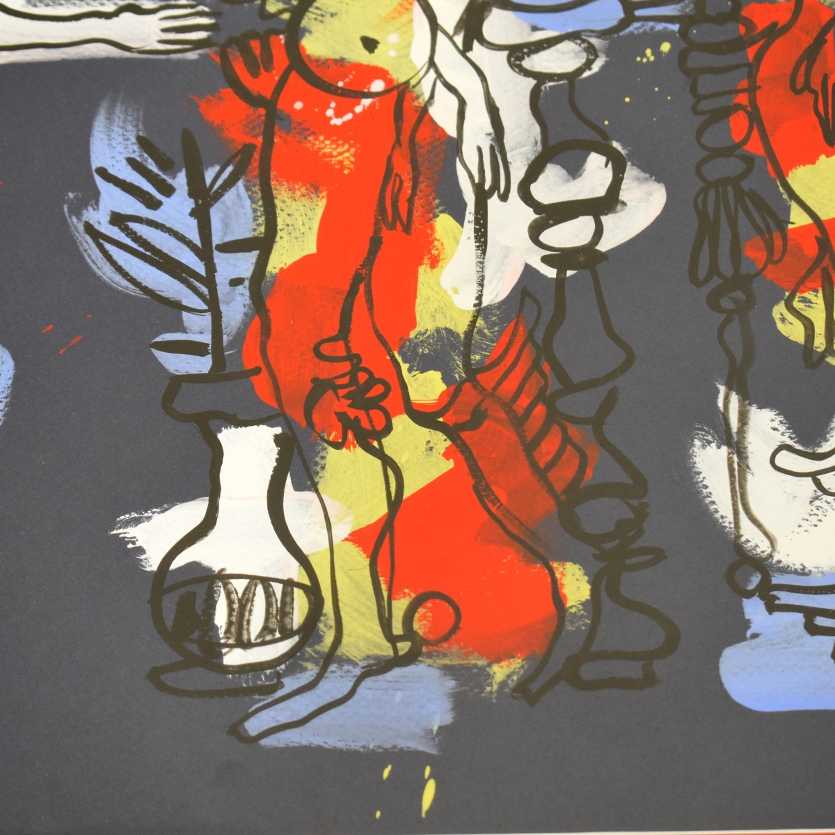 Attrib. to: Rene Portocarrero, Cuban (1912-1985)