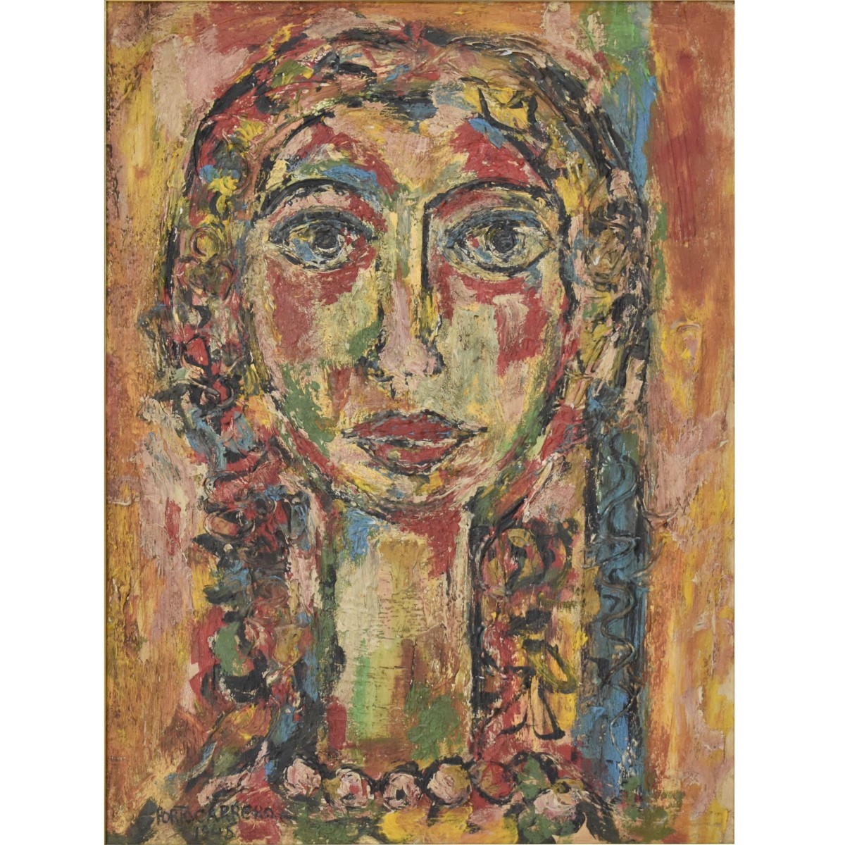 Attrib. to: Rene Portocarrero, Cuban (1912-1985)