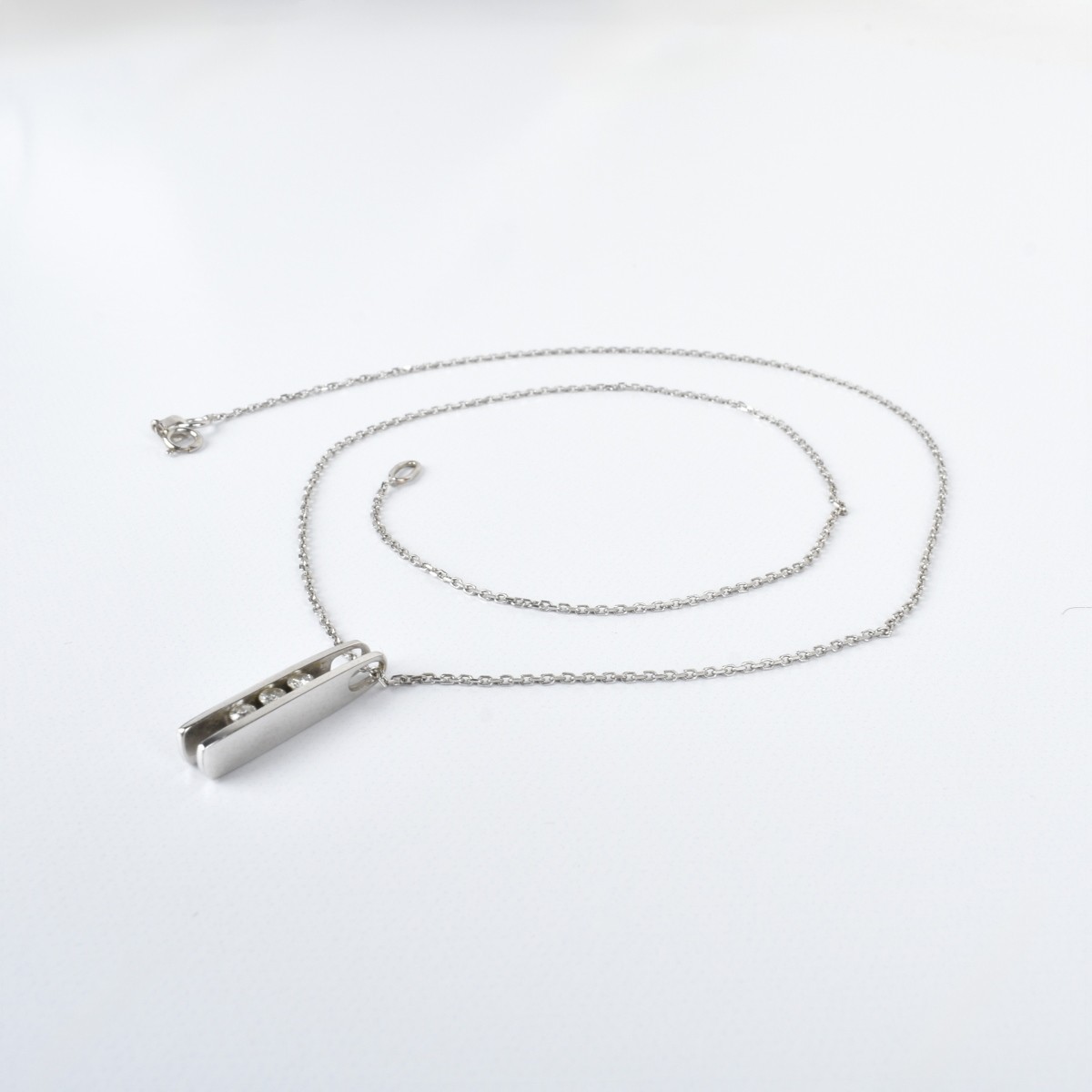 Diamond and 14K Pendant Necklace