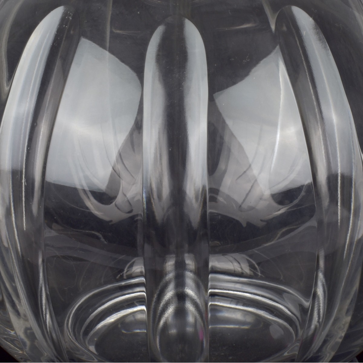 Lead Crystal Bulbous Shape Vase