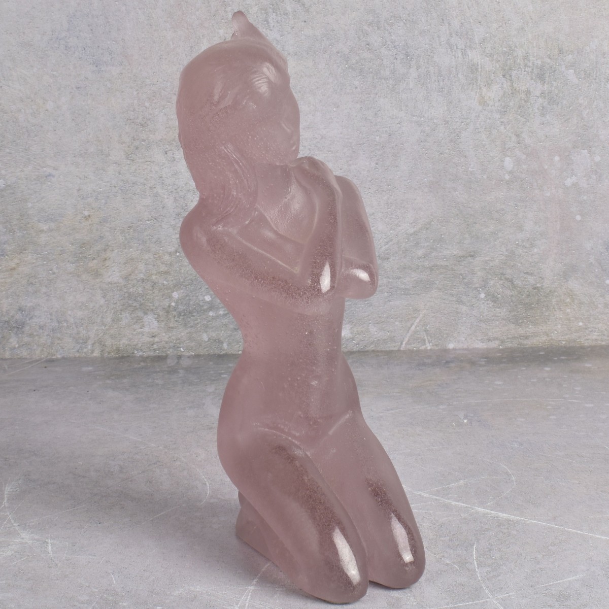 Daum French Pate de Verre Glass Figurine