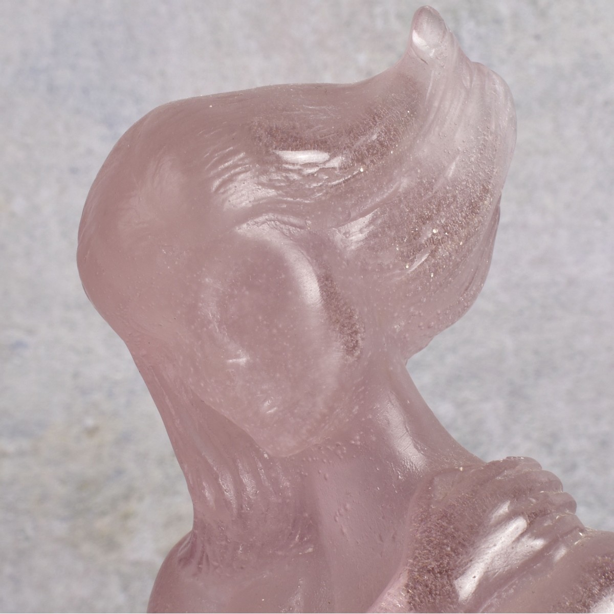 Daum French Pate de Verre Glass Figurine