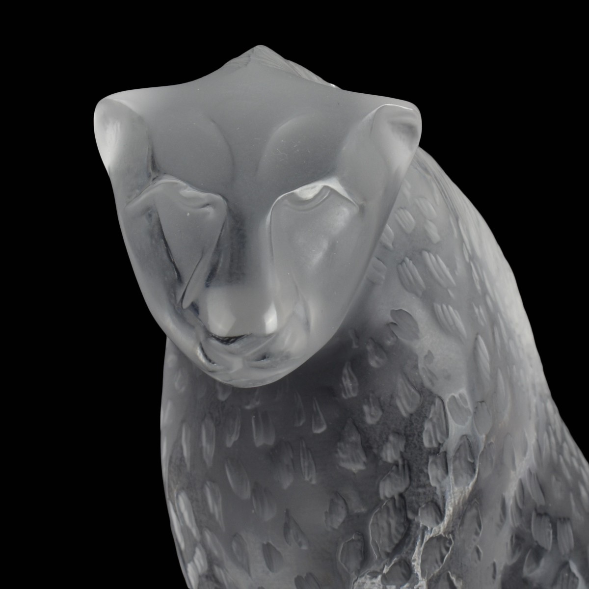 Lalique France Crystal "Tancrede" Cheetah Figure
