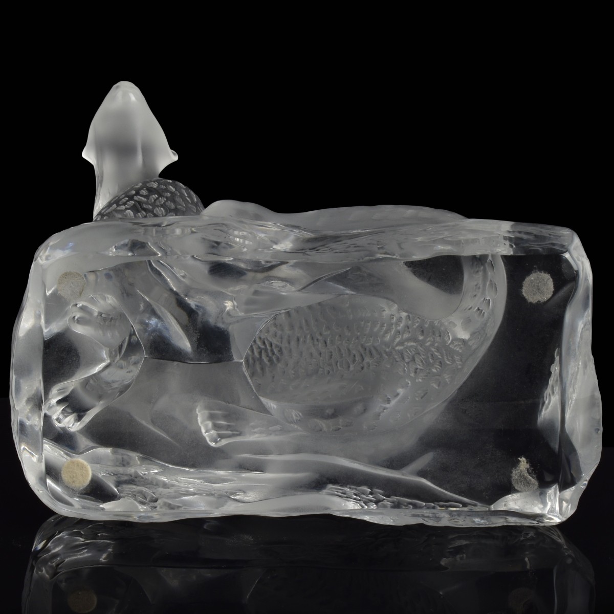 Lalique France Crystal "Tancrede" Cheetah Figure