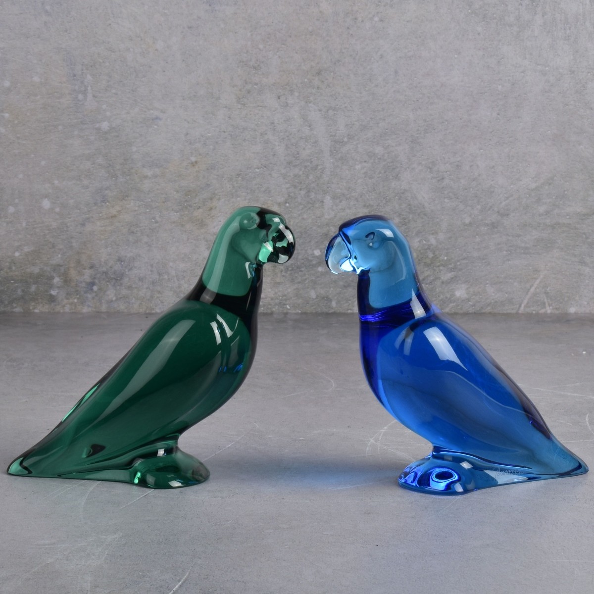 Baccarat Love Bird Figurines