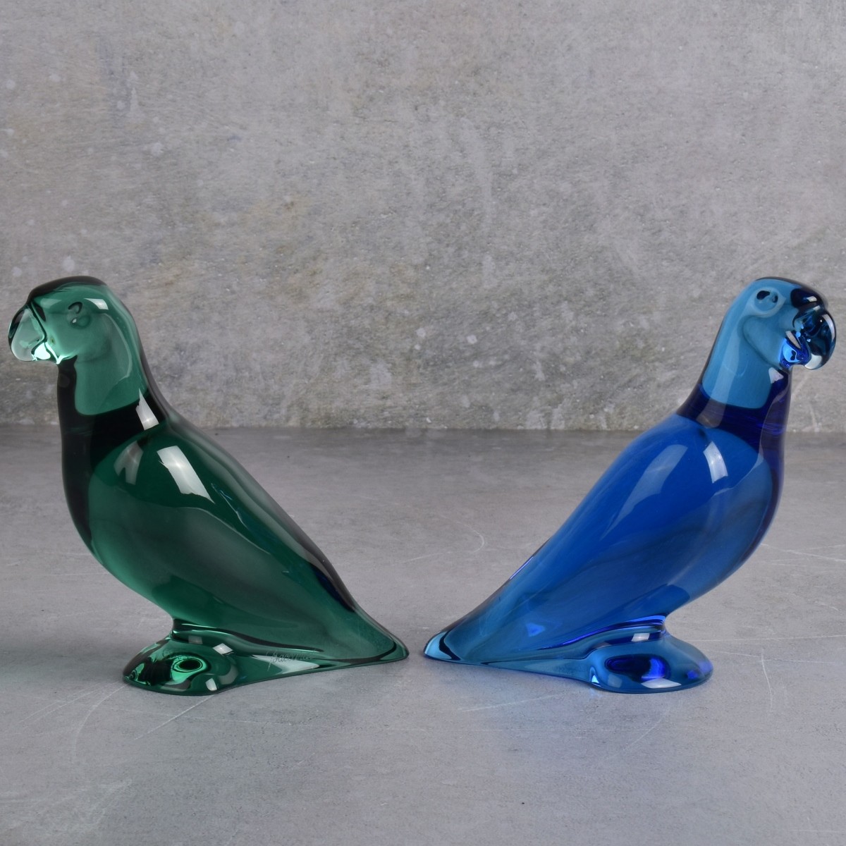 Baccarat Love Bird Figurines