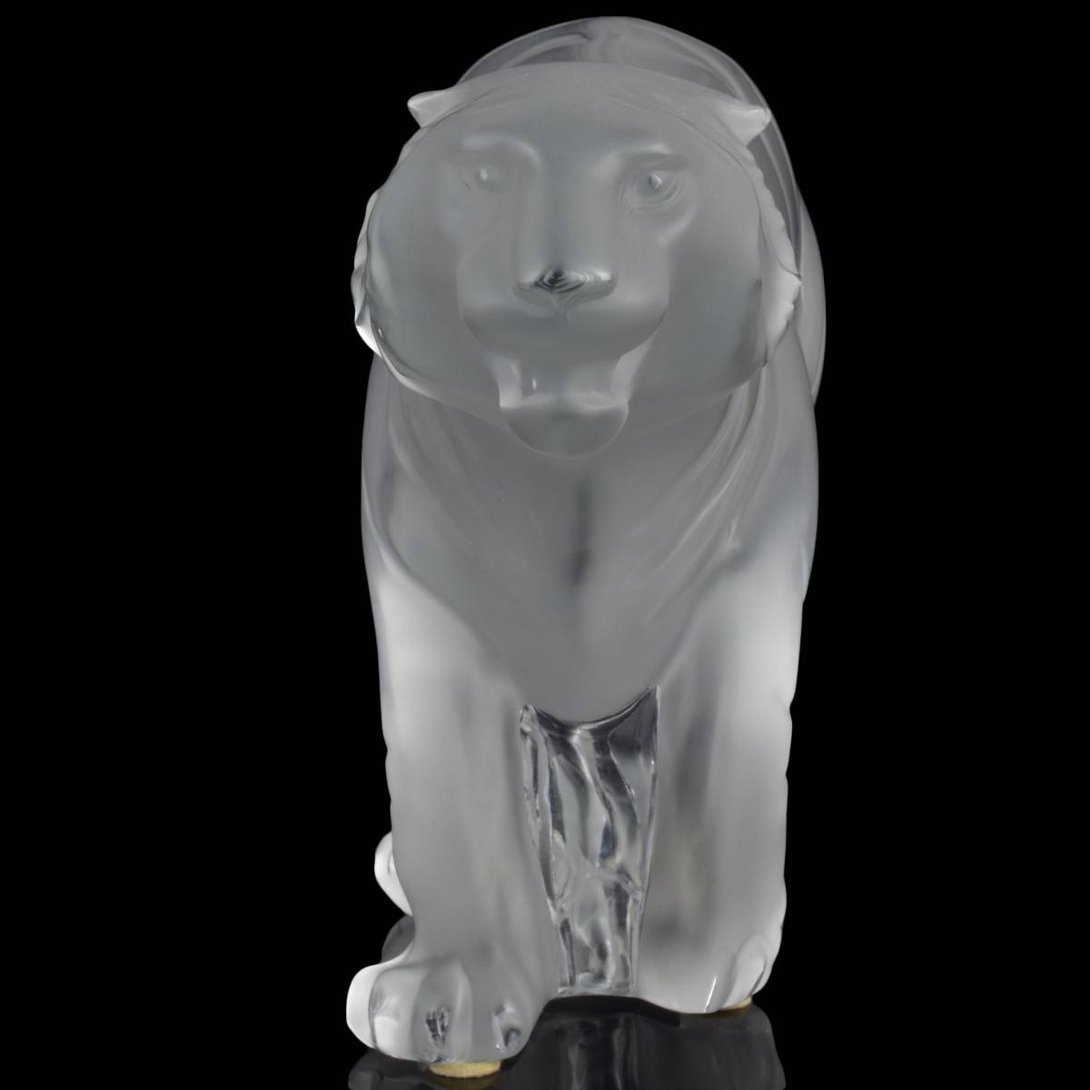 Lalique France Crystal Bengal Tiger Figurine