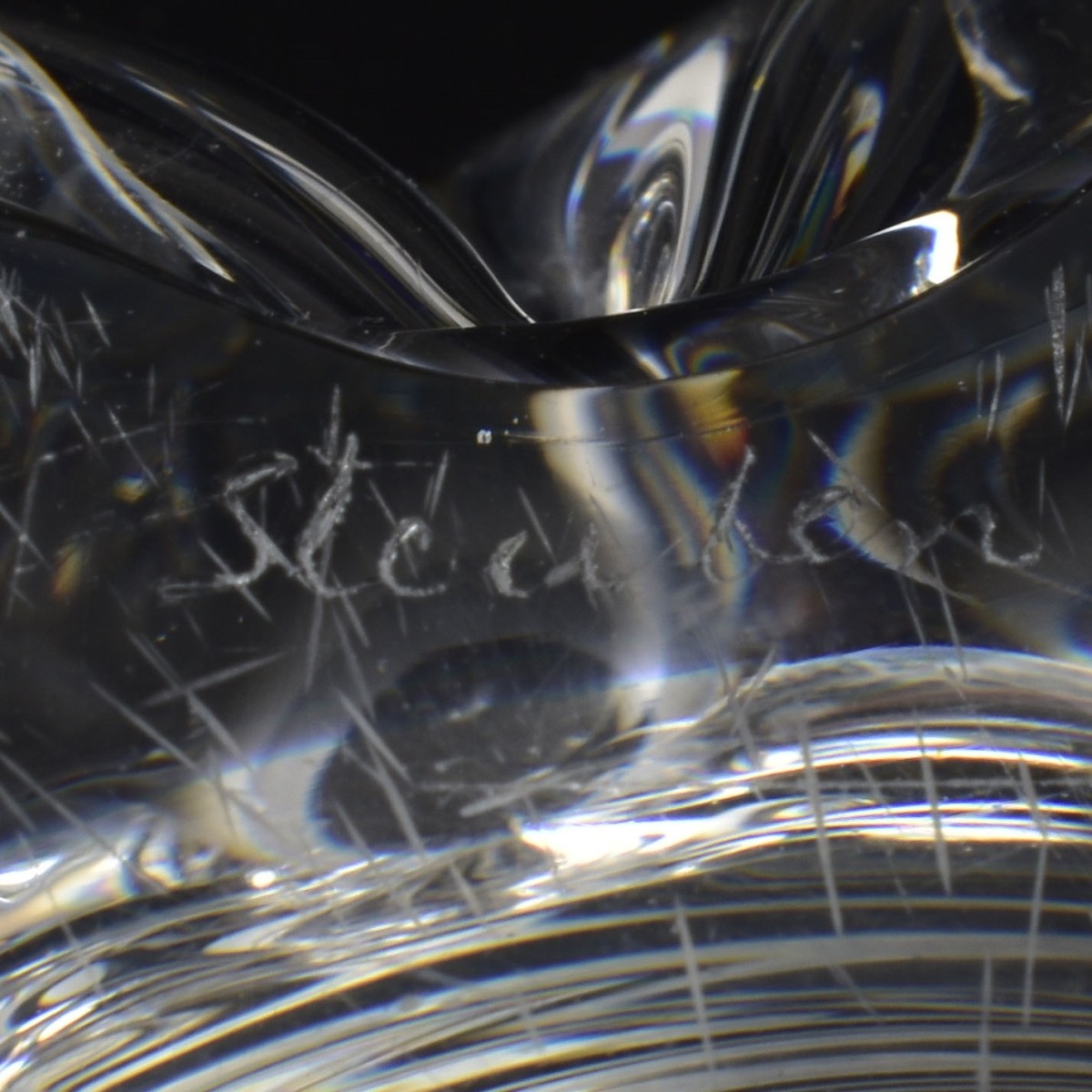 Steuben Mid-century Modern Crystal Bowl