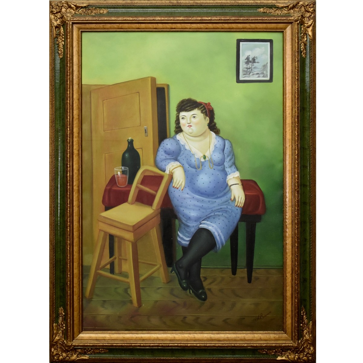 Luna Bruno Oil of Canvas