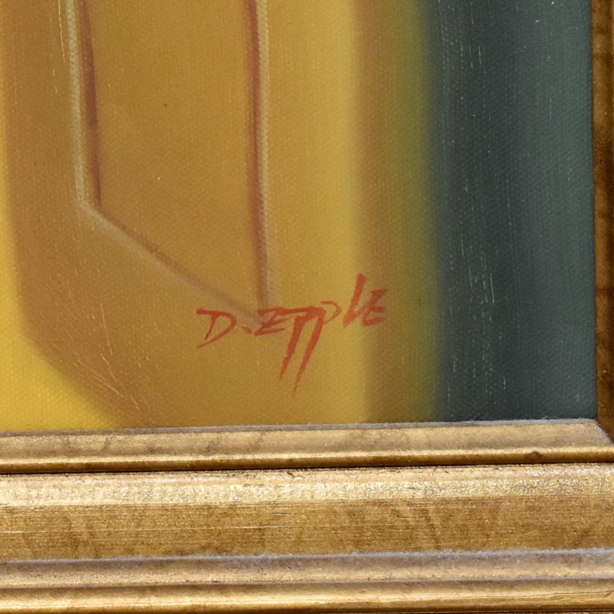 D. Zepple Oil on Canvas in Style of Botero