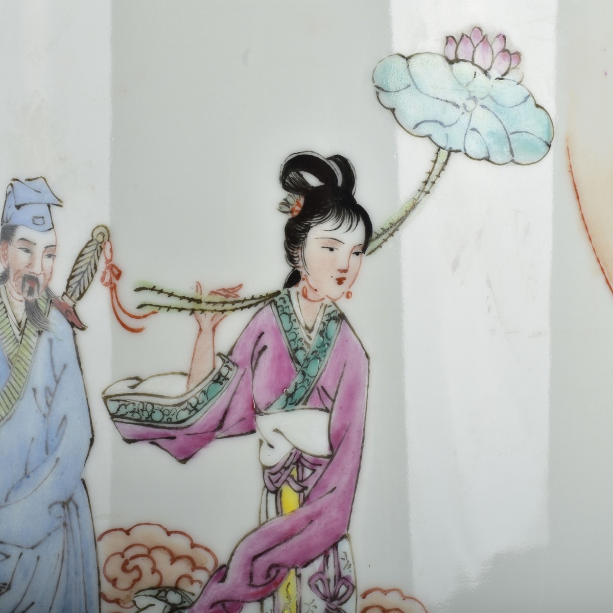 Chinese Famille Rose Porcelain Umbrella Stand
