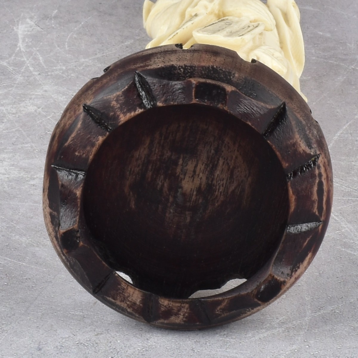 Antique Japanese Carved Figure of a Beauty