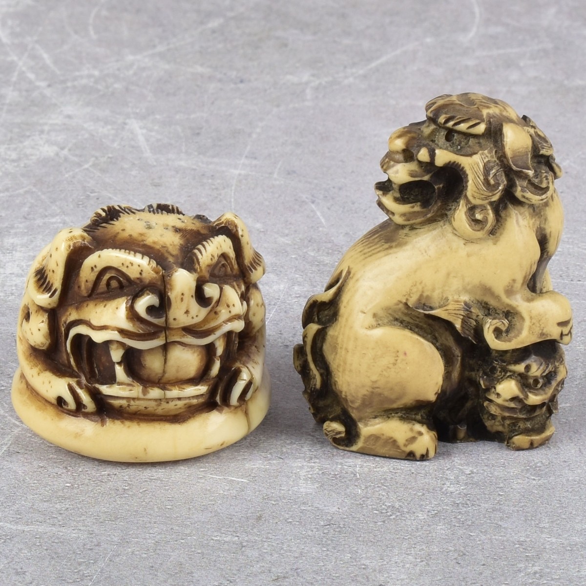 Antique Japanese Carved Figures