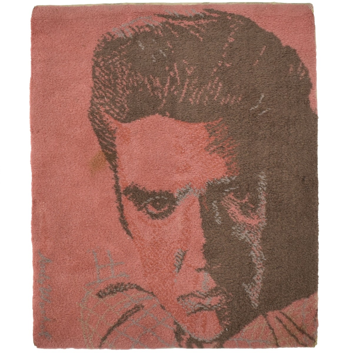 Vintage Andy Warhol "Red Elvis-1962" Rug