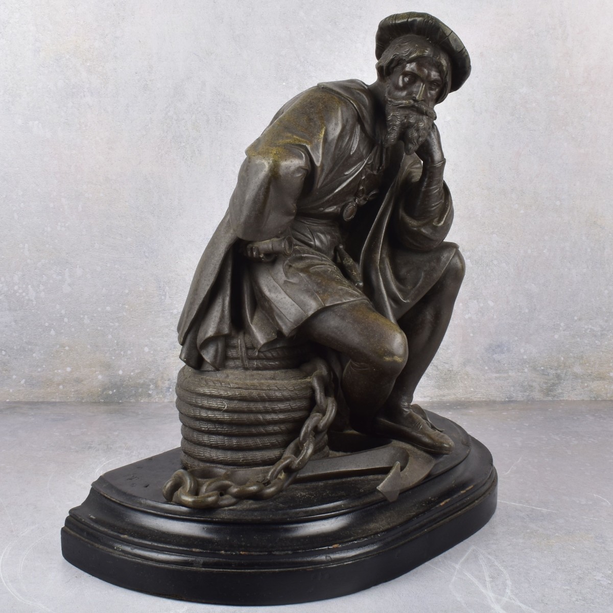 Bronze Figure of Christopher Columbus Sculpture