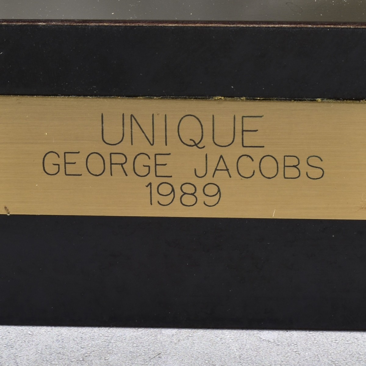 George Jacobs "UNIQUE" Abstract Marble Sculpture