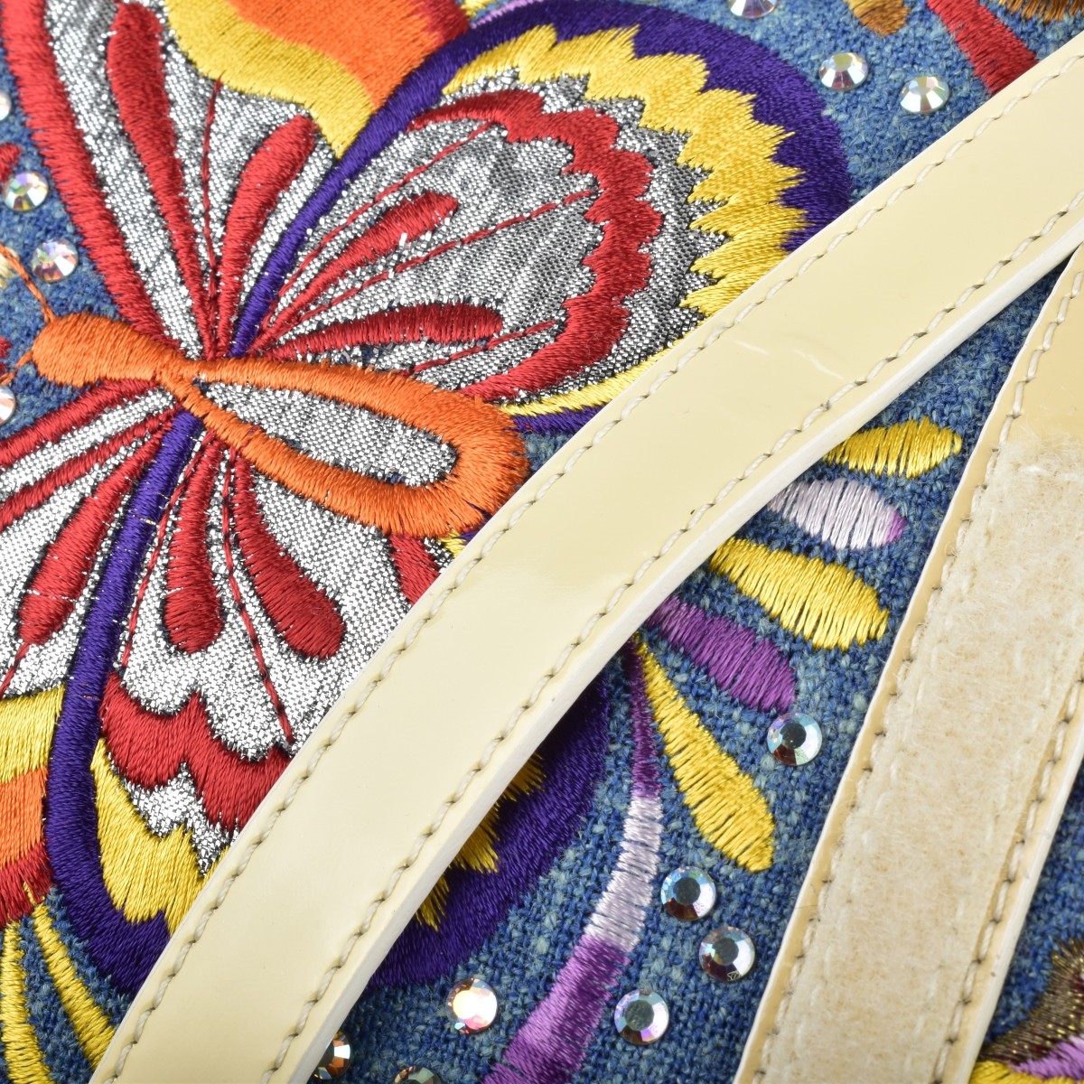Christian Dior Embroidered Saddle Bag