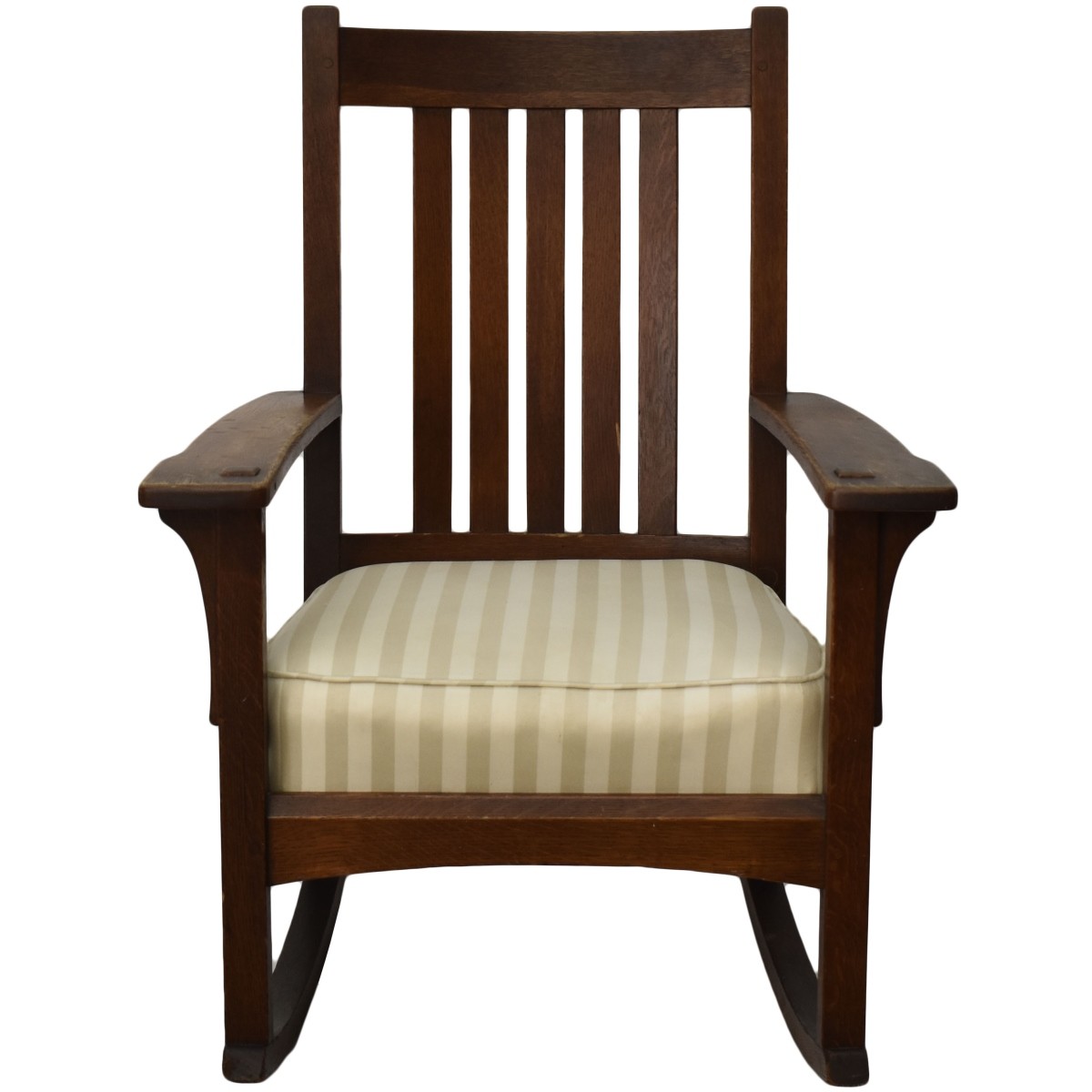 L&JG Stickley Quarter-sawn Rocking Chair