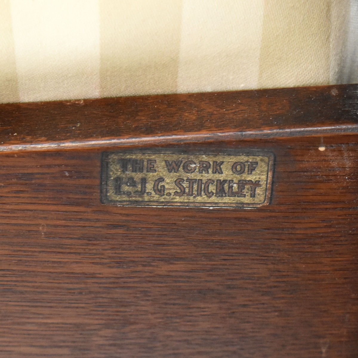 L&JG Stickley Quarter-sawn Rocking Chair
