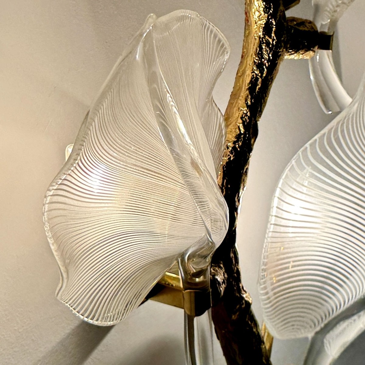 Vintage Murano Style Glass Sconce