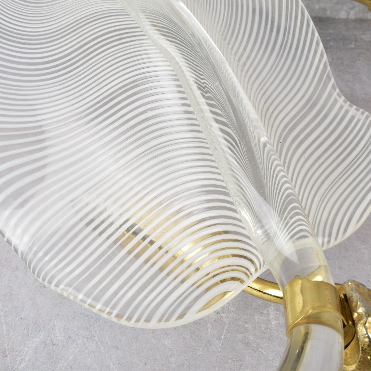 Vintage Murano Style Glass Sconce