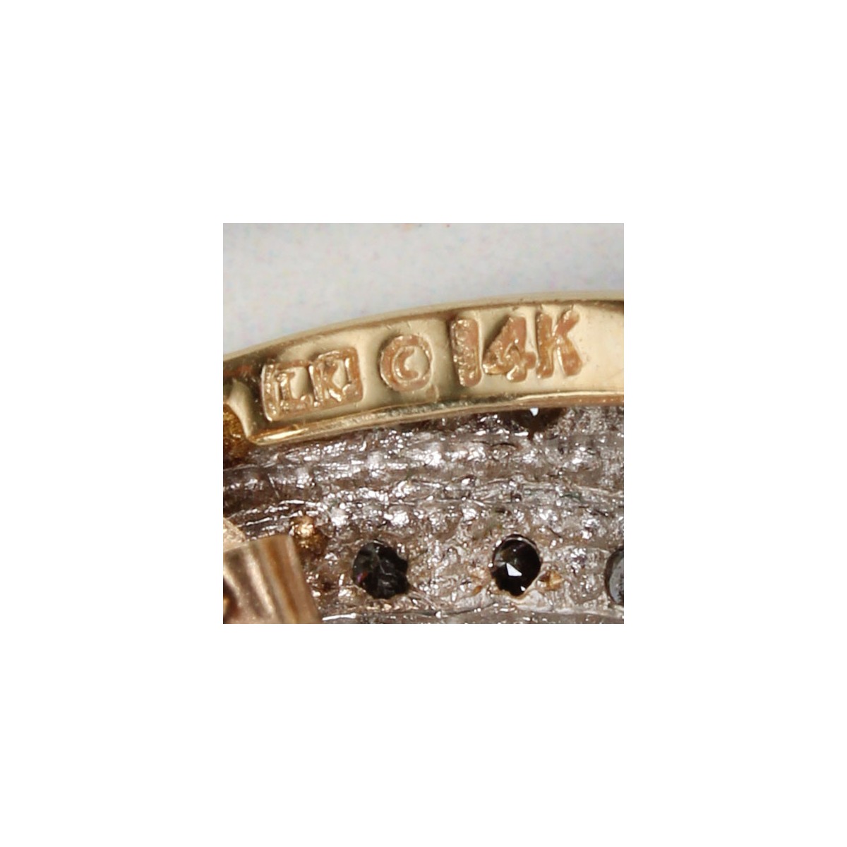 Diamond and 14K Earrings