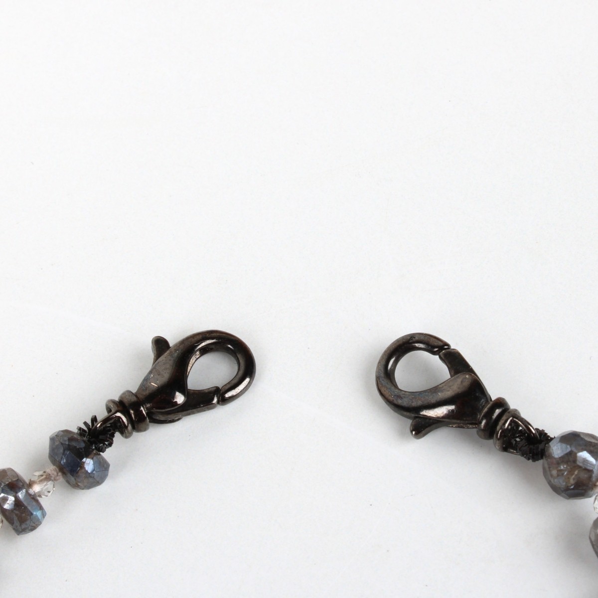 Long Labradorite Bead Necklace