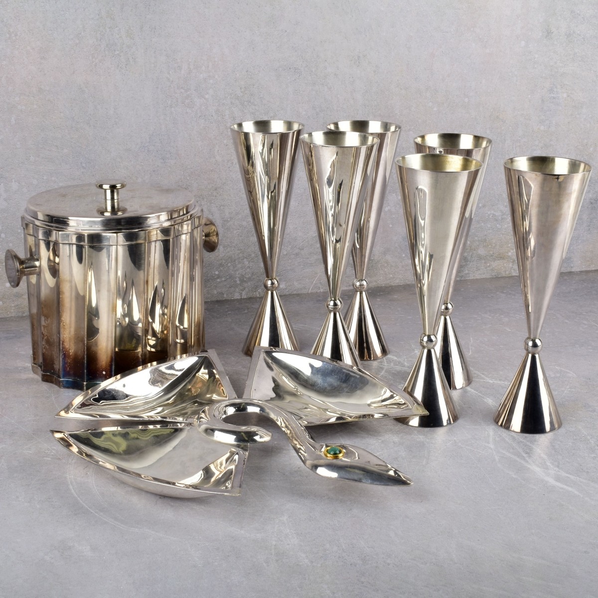Collection of Silver Plate Service Ware