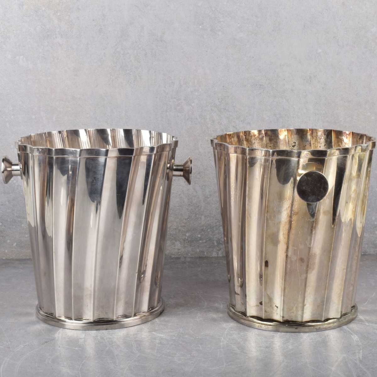 St. James Brazil Silver Plated Champagne Buckets