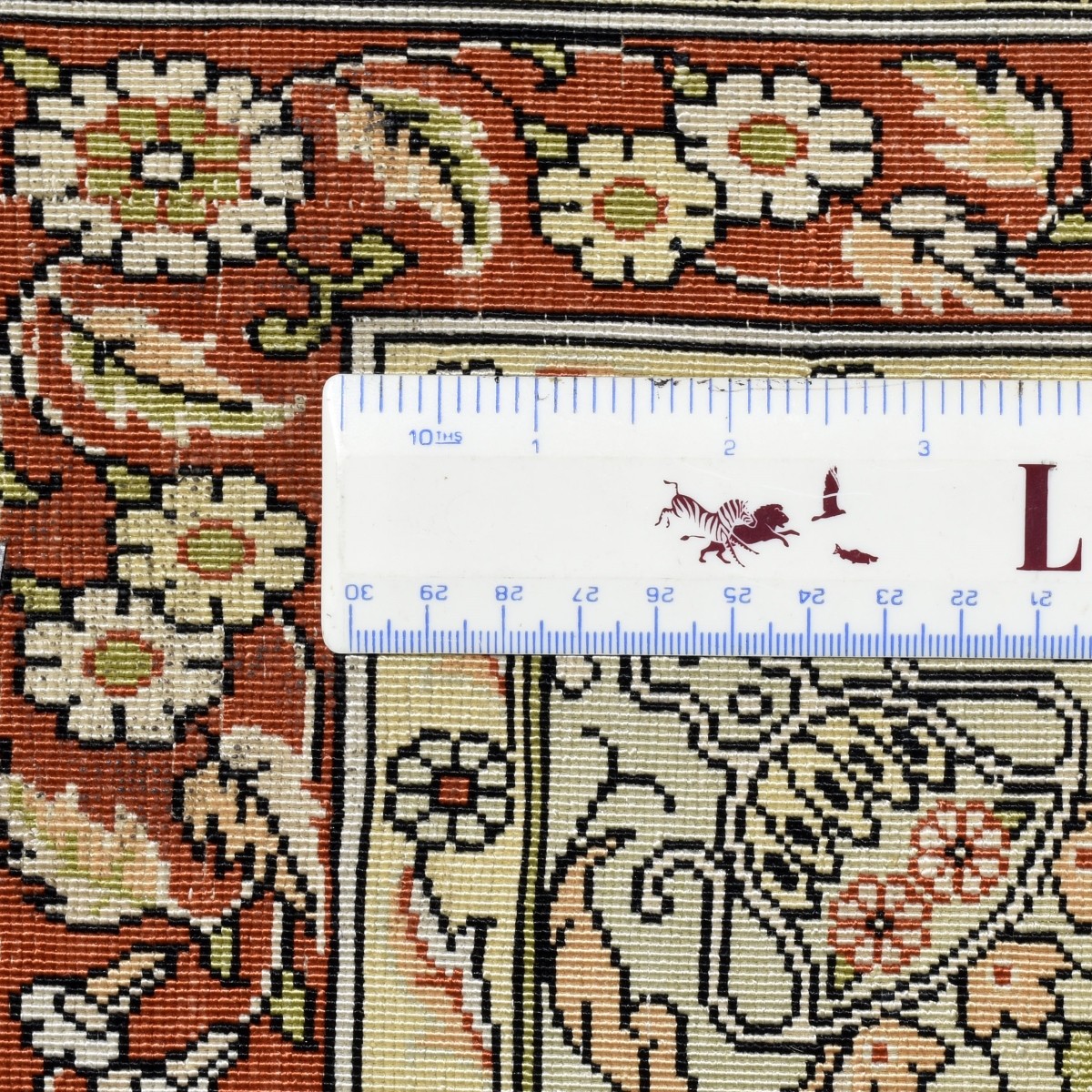 Semi-antique Tabriz Silk Rug