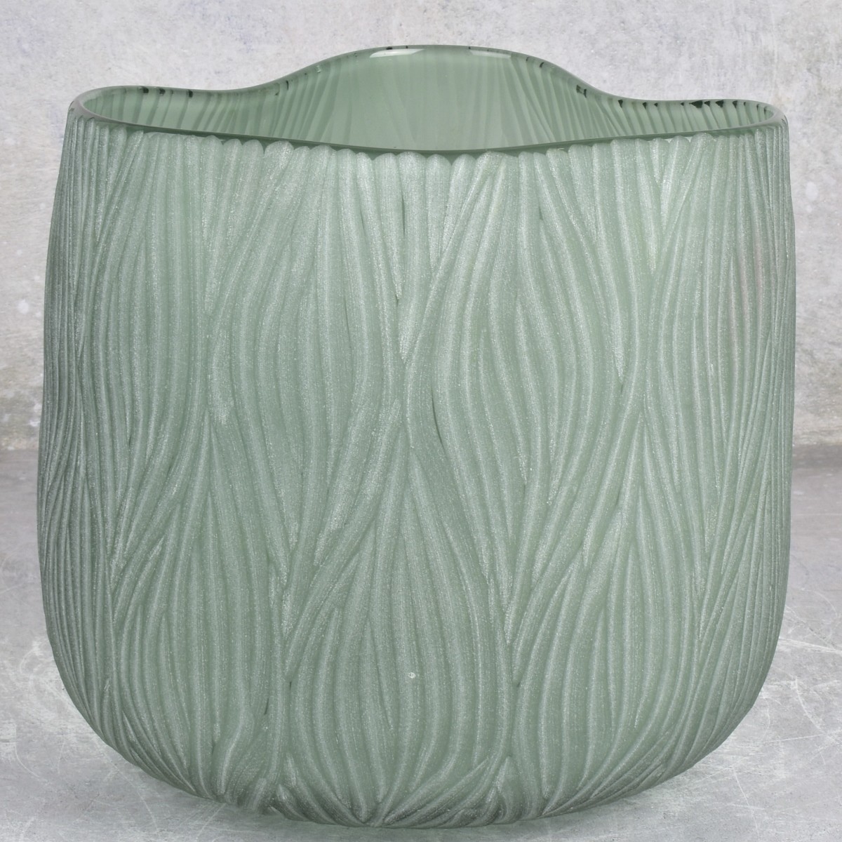 Modern Hand Blown Art Glass Vase