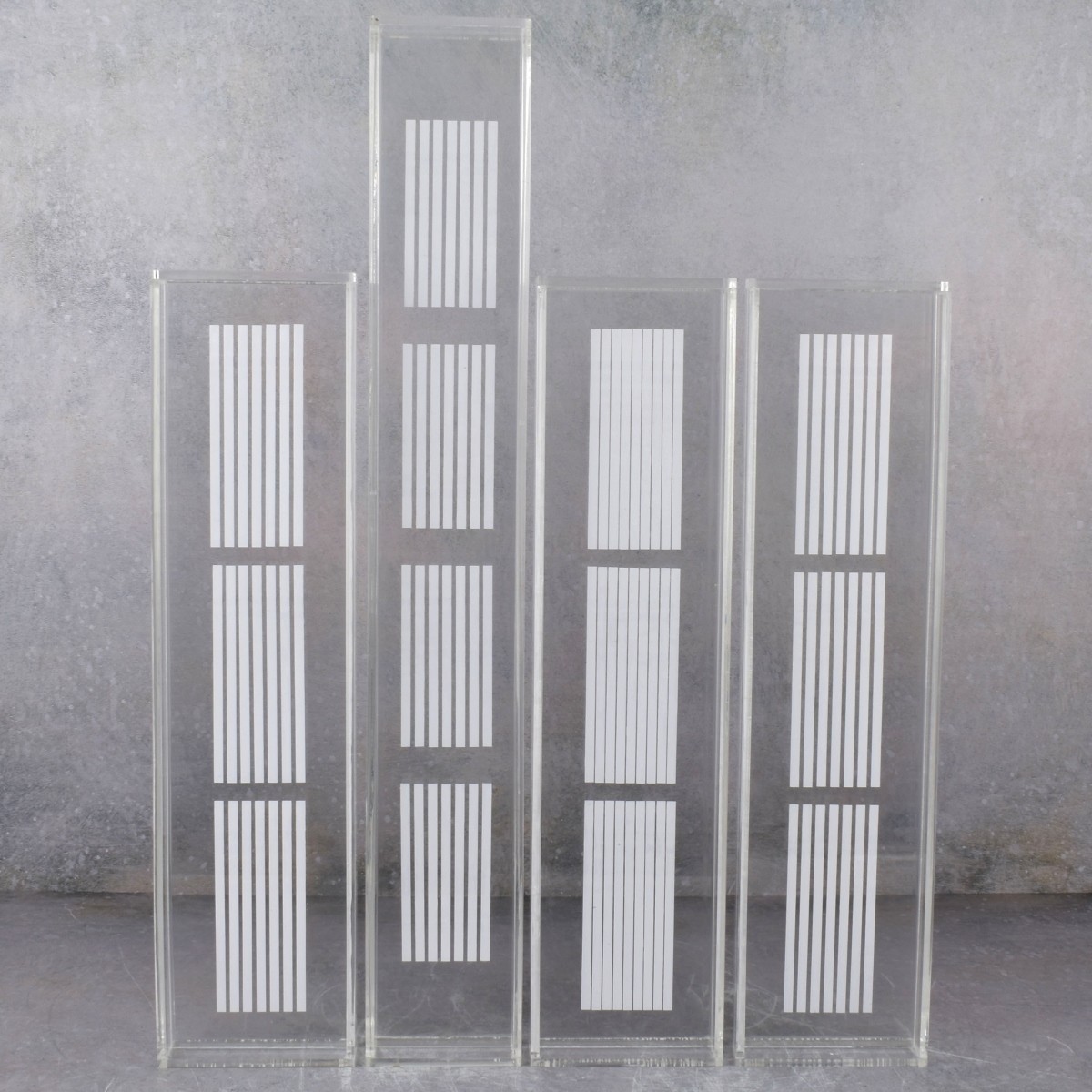 Agam Style Acrylic Encased Art Strips