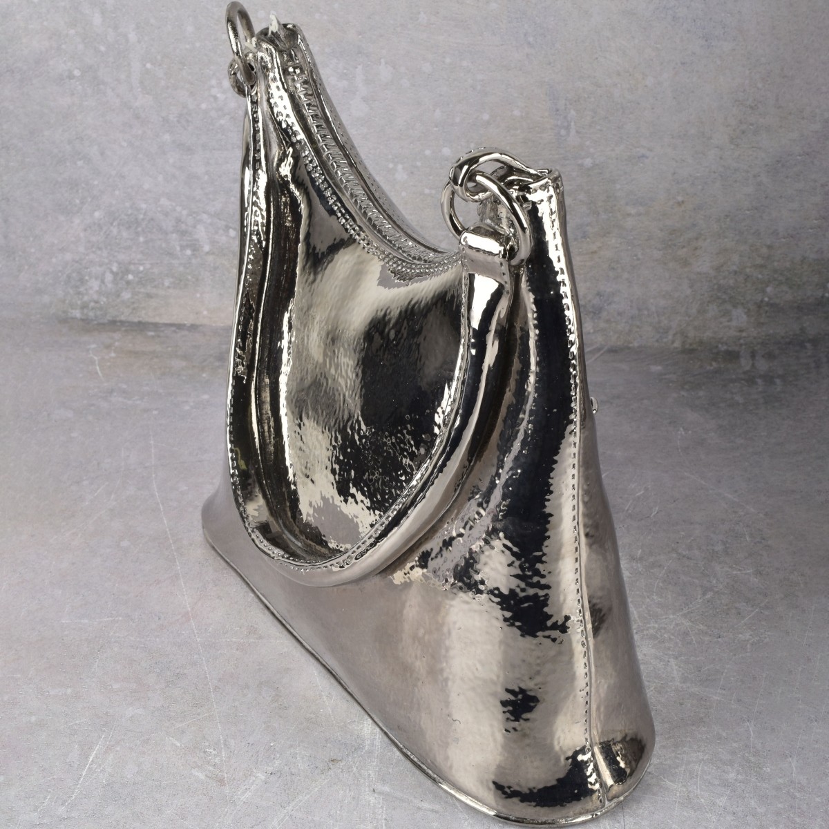 Silvered Ceramic Purses