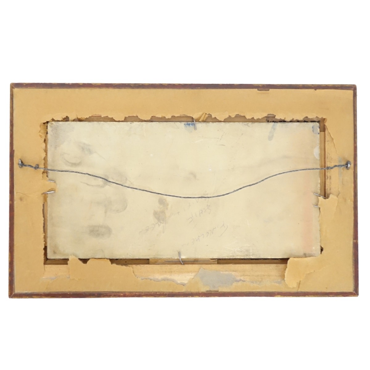 Vintage Majolica Ceramic Tile/ Plaque