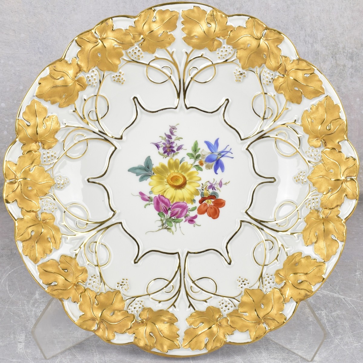 Meissen Porcelain Circular Plate