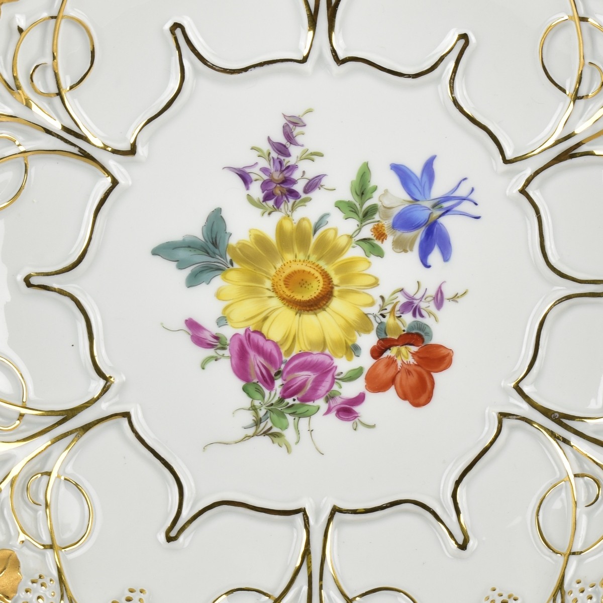 Meissen Porcelain Circular Plate