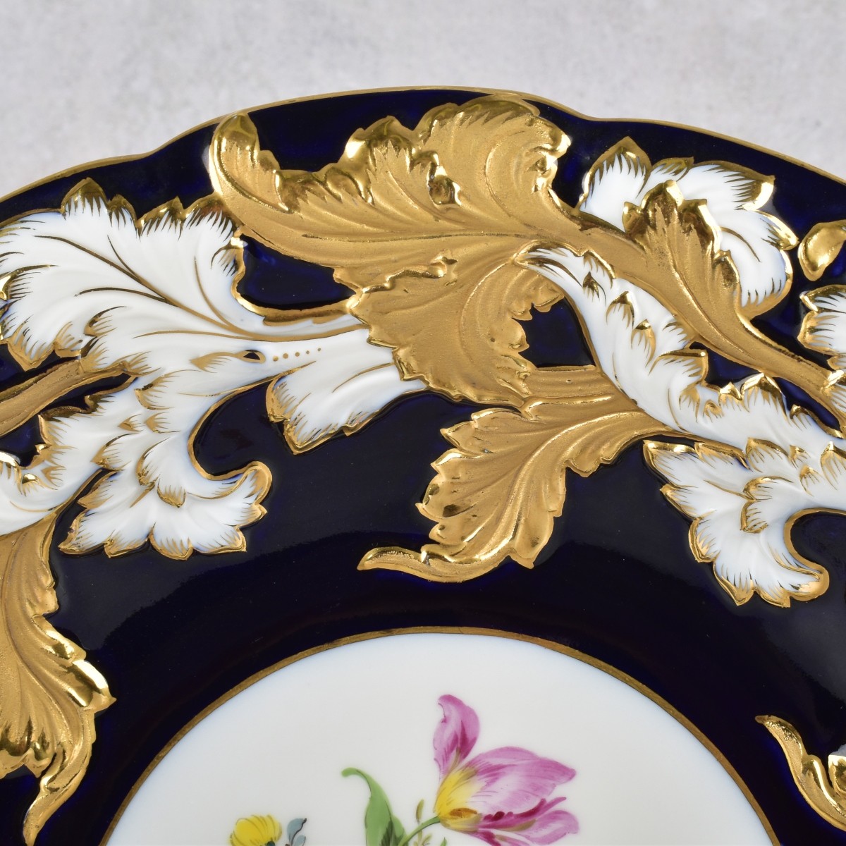 Meissen Porcelain Shallow Bowl