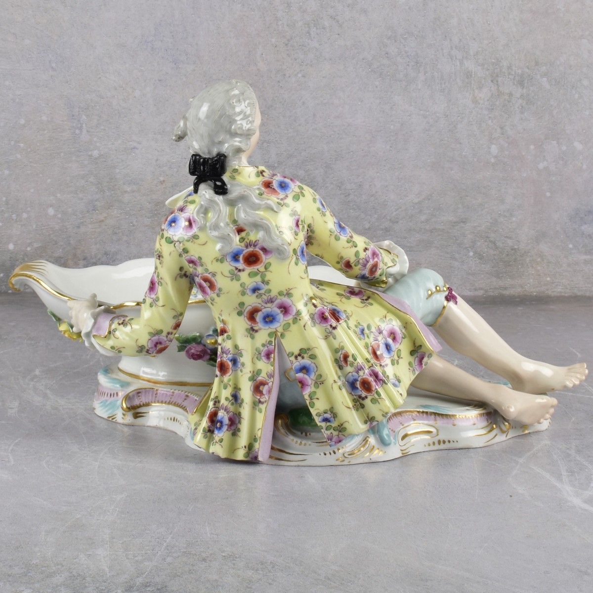 Meissen German Porcelain Figural Sweetmeat Dish